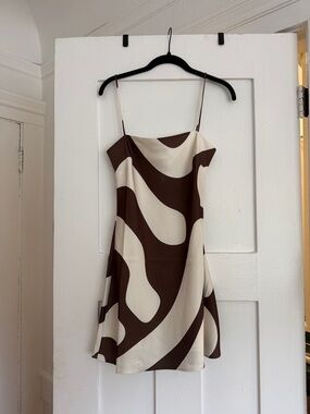 Printed Satin Dress | Mango